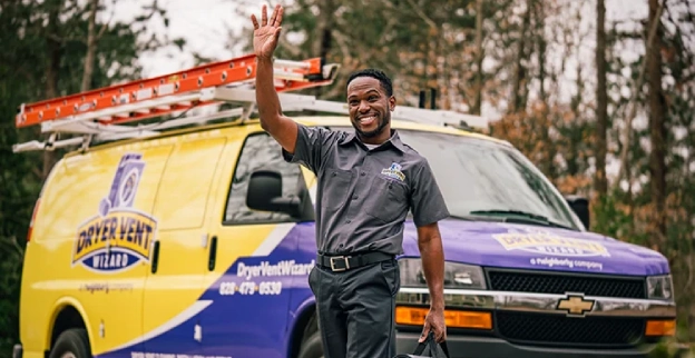 Dryer Vent Wizard expert ready to perform multi-unit dryer vent installation.