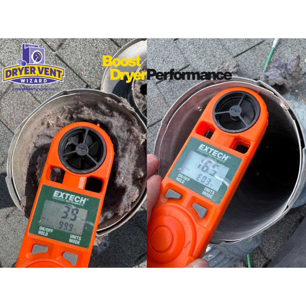 dryer vent cleaning, airflow test, energy savings, Benton County, fire prevention