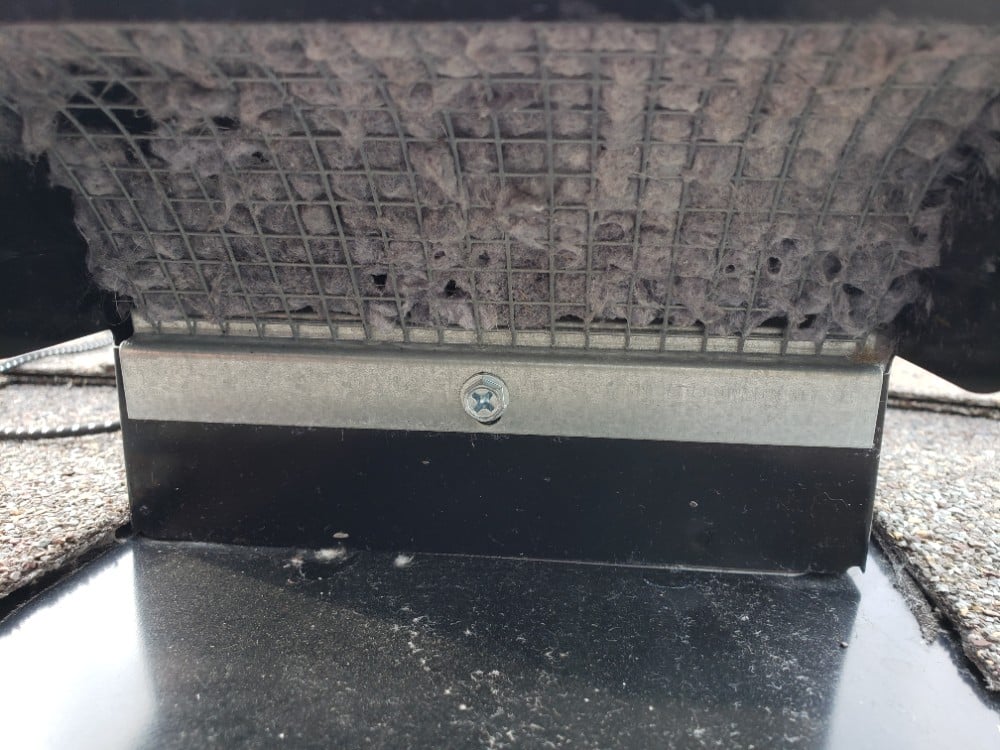 Screens on Dryer Vent Covers Create a Hazard
