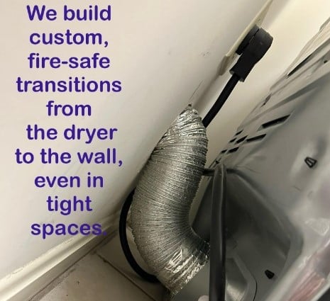 Compliant Dryer Vent Connections