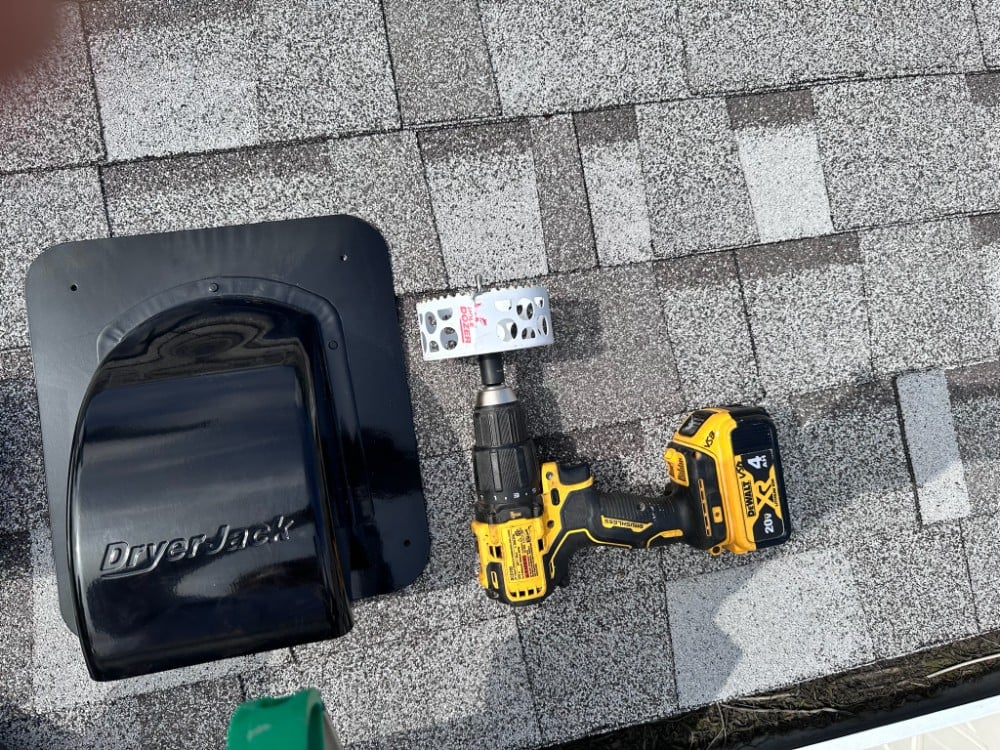 Dryer Vent Roof Installation
