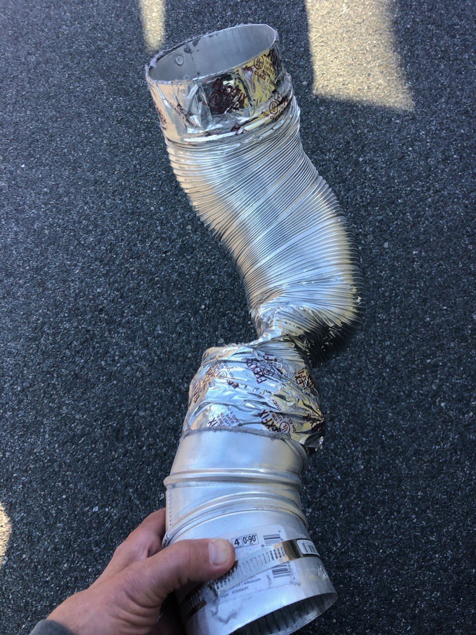 Dryer Vent Transition