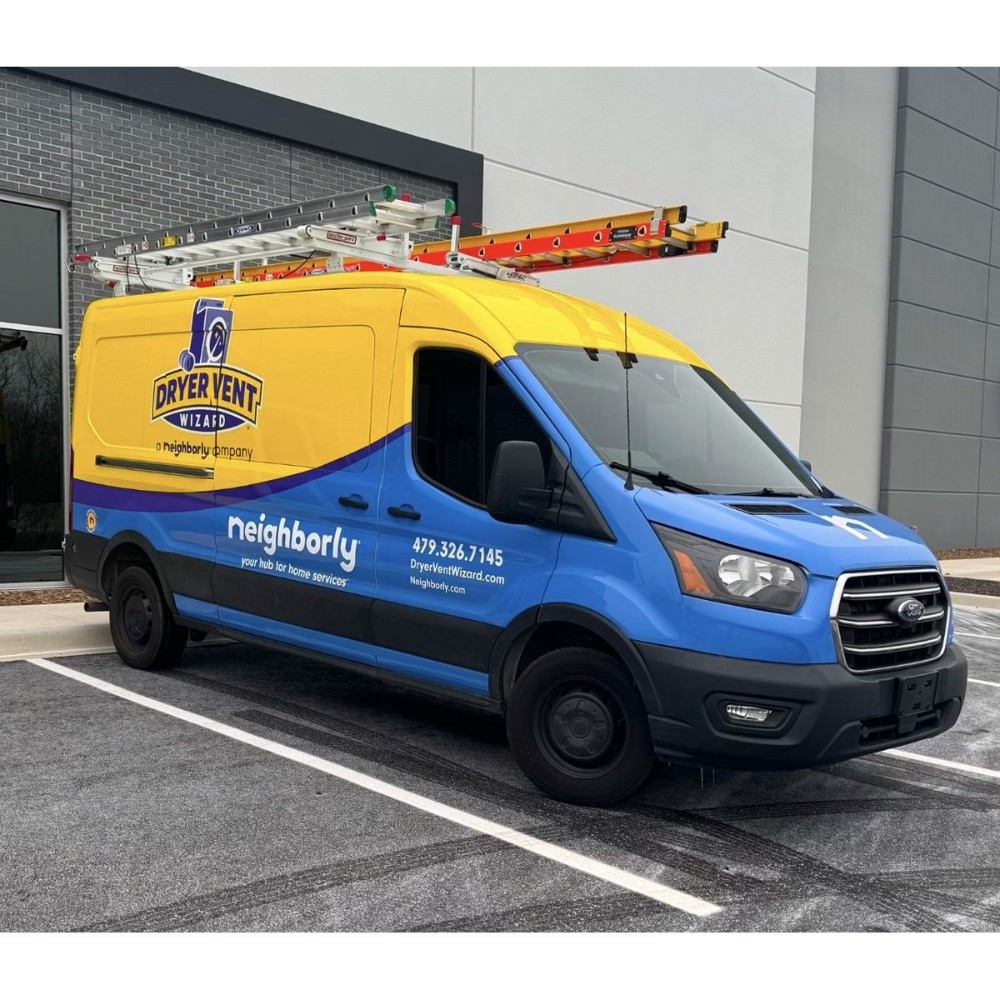 dryer vent cleaning, service van, Benton County, dryer vent cleaning, Northwest Arkansas