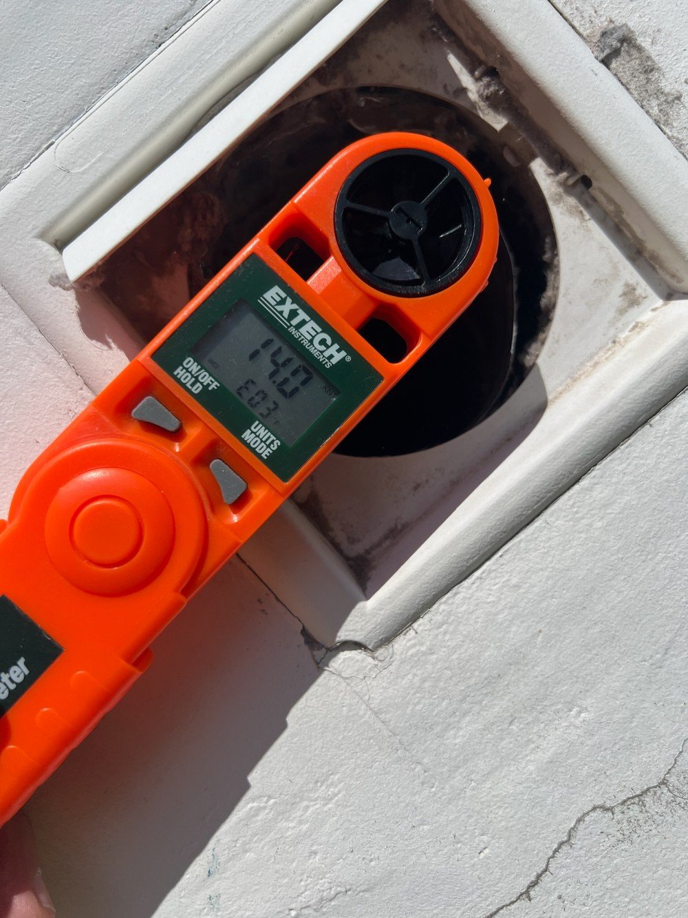 Our 10-Point Inspection Includes Air Speed Readings Before and After