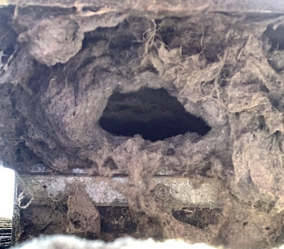 Roof Vent Needs cleaning