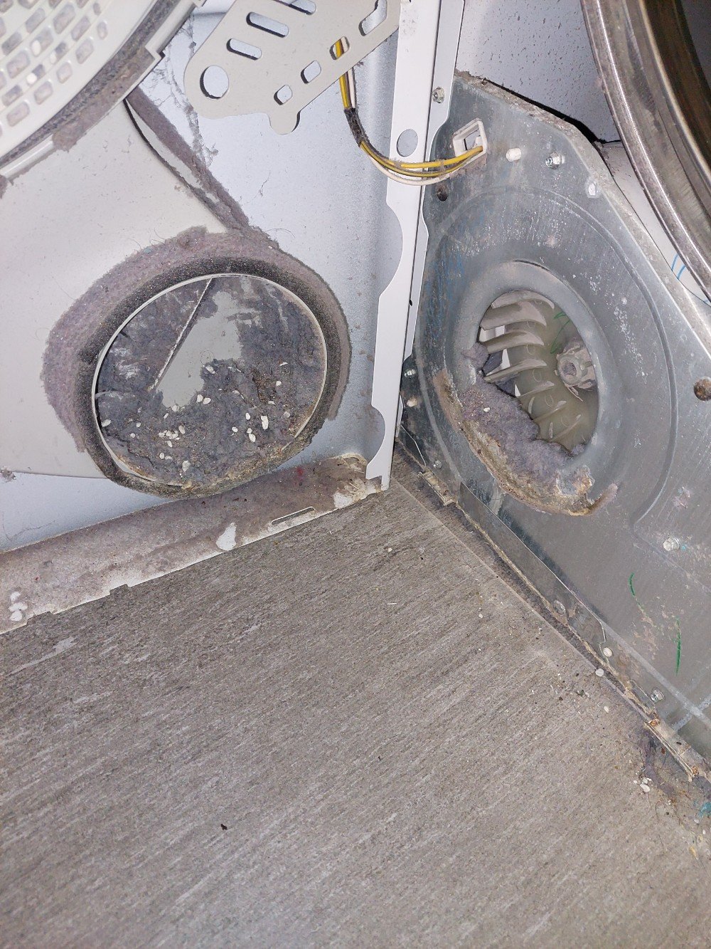 inspecting inside the dryer is important