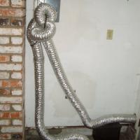 Dryer Vent Wizard comes across this hazardous dryer vent connection.